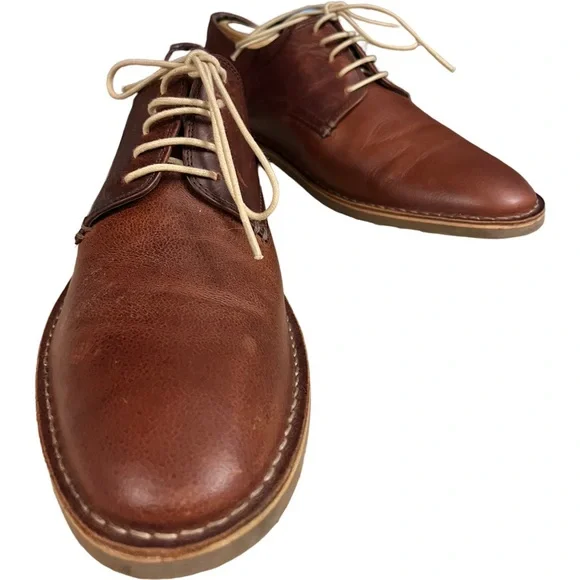 Kenneth Cole Reaction En-Dee-ring Burgundy Oxfords Size